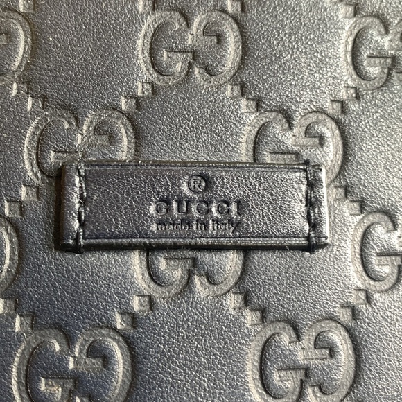 💙Beautiful Authentic GUCCI Guccissima Navy Boston Bag💙💙 - Picture 3 of 13